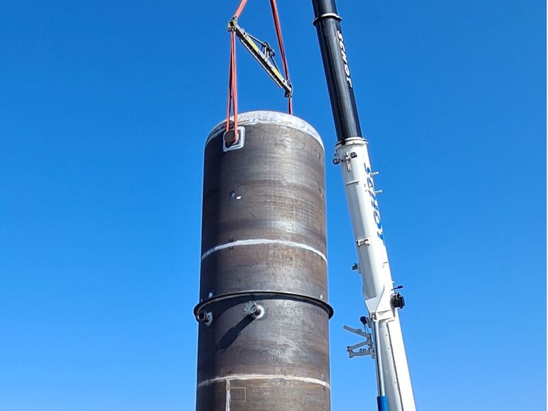 Pressure Vessel Load test, Uithuizen